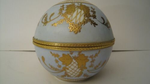 大サイズ　リモージュ　ファベルジェ　イースターエッグ　17.8ｘ28cm ロシア皇室　小物入れ　ジュエリーボックス