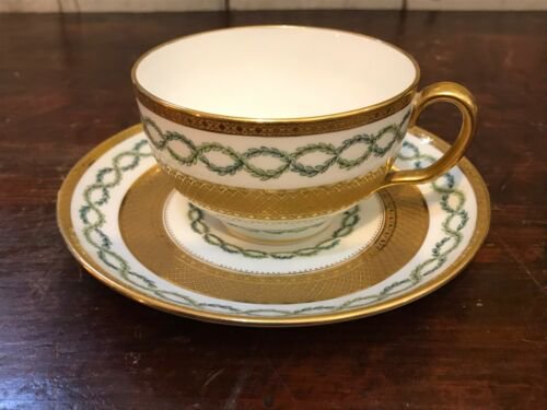 アンティーク　ミントン　カップとソーサー　パターン番号G9982　アンティーク