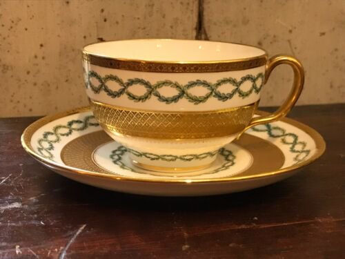 アンティーク　ミントン　カップとソーサー　パターン番号G9982　アンティーク
