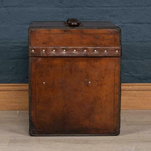 アンティーク　20世紀　希少　ルイヴィトン　シリンダー　ハット・トランク　パリ　1900年頃