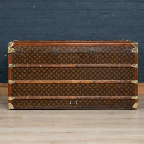 アンティーク　20世紀　ルイヴィトン　クーリエ・トランク　モノグラムキャンバス　パリ　1900年頃