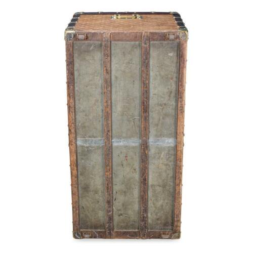 アンティーク　１９世紀　ルイヴィトン　織り込み　スチーマー　トランク　1900年頃