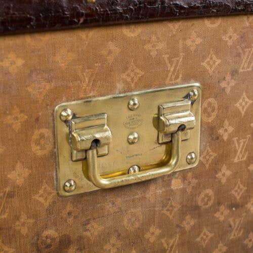 アンティーク　１９世紀　ルイヴィトン　織り込み　スチーマー　トランク　1900年頃