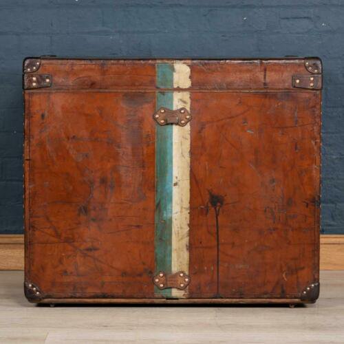 アンティーク　２０世紀　ルイヴィトン　スーツケース　牛革　パリ　1900年頃