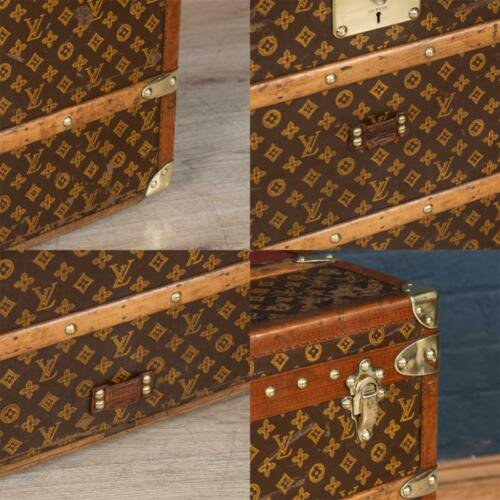 アンティーク　20世紀　ルイヴィトン　クーリエ・トランク　モノグラムキャンバス　パリ　1920年頃