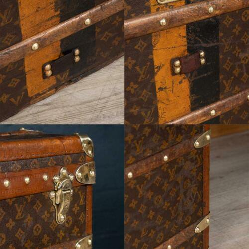 アンティーク　２０世紀　ルイヴィトン　マル・オー　トランク　モノグラムキャンバス　1920年頃