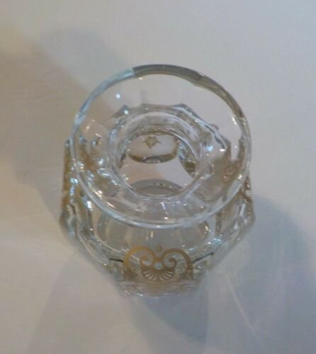 バカラ　クリスタル　エンパイア　マルメゾン　金メッキ　コロン　ボトル　香水瓶