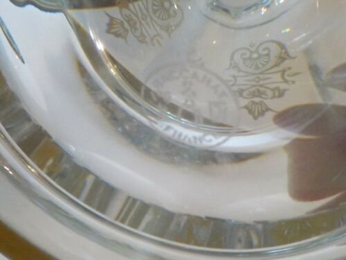 バカラ　クリスタル　エンパイア　マルメゾン　金メッキ　コロン　ボトル　香水瓶