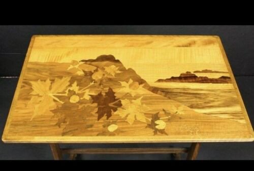 希少　エミールガレ　重ね式　テーブル　４台セット　1900年頃