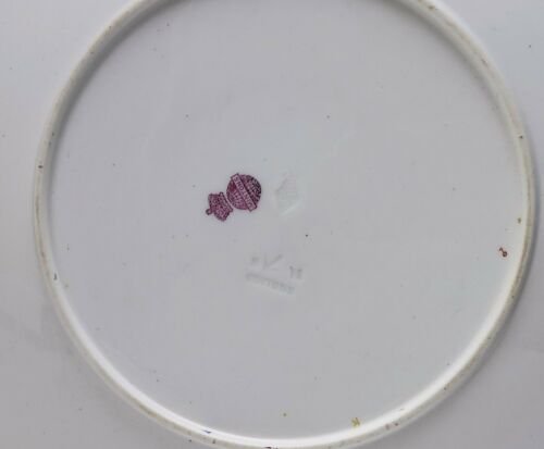 19世紀　アンティーク　ミントン　磁器　ターコイズブルー　飾り皿　クリストファー・ドレッサー