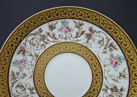 【アンティーク・リモージュ】ウィリアム・ゲランのデミタスカップ＆ソーサー