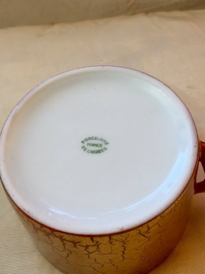 【ヴィルピヒ・リモージュ】フラワーハンドルのカップ＆ソーサー、バーニーズ・ニューヨーク