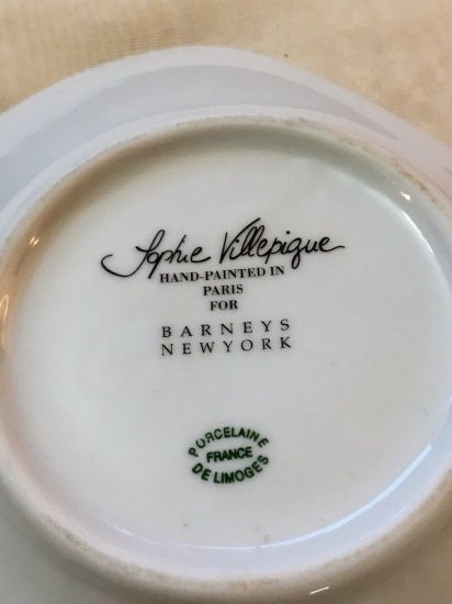 【ヴィルピヒ・リモージュ】フラワーハンドルのカップ＆ソーサー、バーニーズ・ニューヨーク