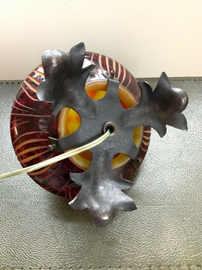 【フランス製シュナイダー兄弟】アールデコ調フレンチカメオランプ