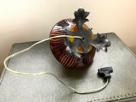 【フランス製シュナイダー兄弟】アールデコ調フレンチカメオランプ