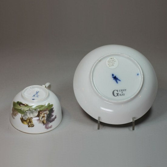 【マイセン磁器・マルコリーニ期】18世紀に製造されたティーカップ＆ソーサー