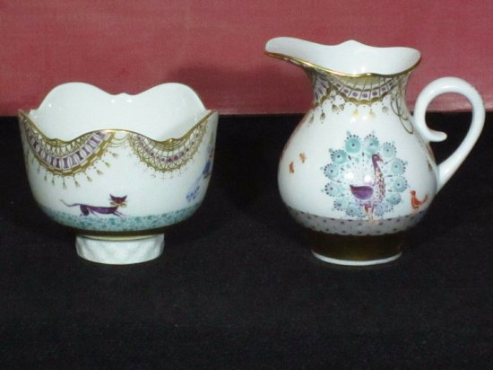 最高級作品マイセン　アラビアンナイト　24金ティーセット　１級品