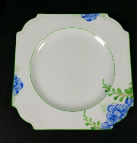 エインズレイ　花　持ち手　ティーカップ 　ソーサー　トリオ　アール・デコ　手書き絵付け