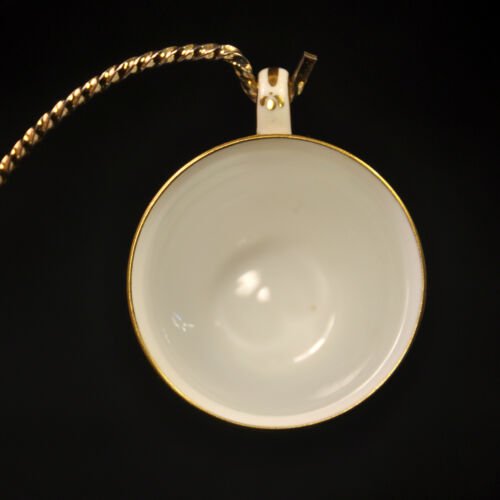 ミントン  デミタスカップ  ソーサー　ピンク　ローズ　エナメル　ブルー　リボン　1891-1901年