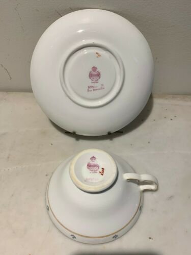 ミントン  B838　ブルー　スター　ライン　ティーカップ  ソーサー　セット　磁器　イギリス
