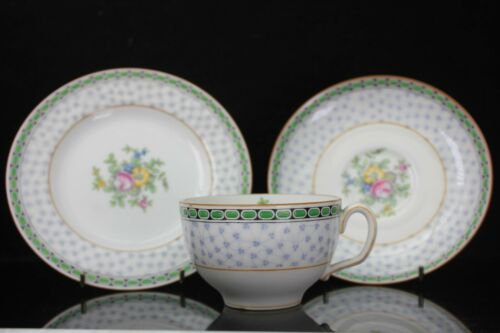 アンティーク  ミントン  トリオ　ティーカップ  ソーサー　プレート　ソールズベリー　1891年頃