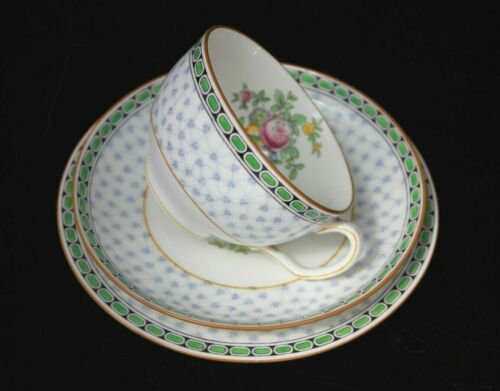 アンティーク  ミントン  トリオ　ティーカップ  ソーサー　プレート　ソールズベリー　1891年頃