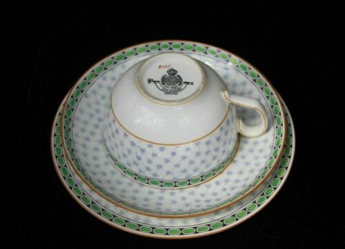 アンティーク  ミントン  トリオ　ティーカップ  ソーサー　プレート　ソールズベリー　1891年頃