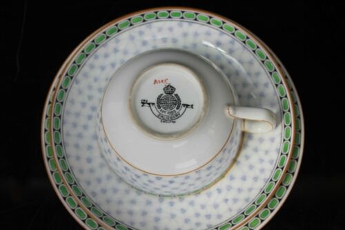 アンティーク  ミントン  トリオ　ティーカップ  ソーサー　プレート　ソールズベリー　1891年頃