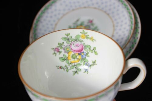 アンティーク  ミントン  トリオ　ティーカップ  ソーサー　プレート　ソールズベリー　1891年頃