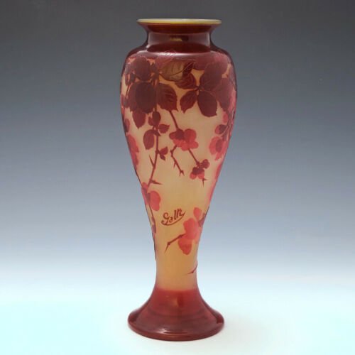 エミール・ガレ　ケシの花の花瓶　1900年頃