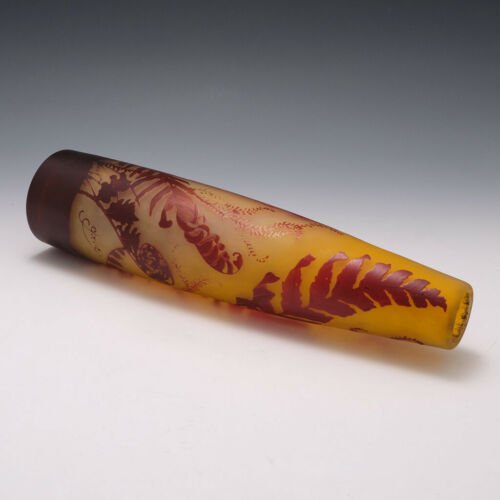 エミール・ガレ  花瓶　水生植物　1900年頃