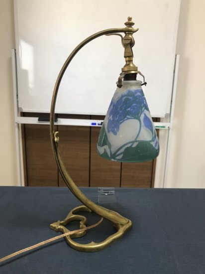 エミールガレ アジサイの花のテーブルランプ