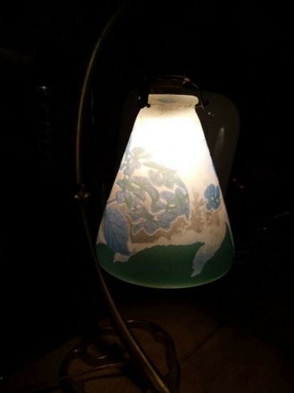 エミール・ガレ 紫陽花 テーブルランプ 卓上照明 アール