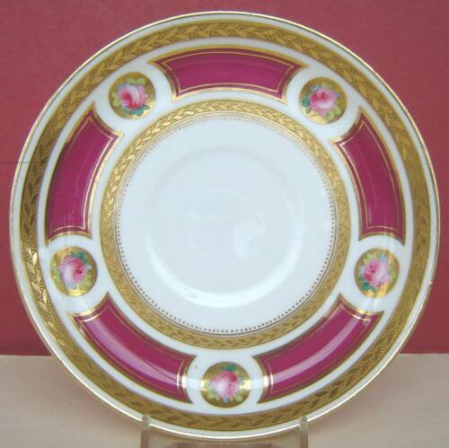 ミントン　磁器　カップ　ソーサー　ローズ　くり色　1960年頃