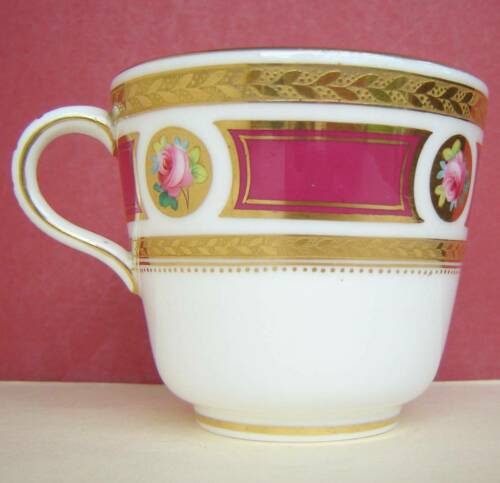 ミントン　磁器　カップ　ソーサー　ローズ　くり色　1960年頃