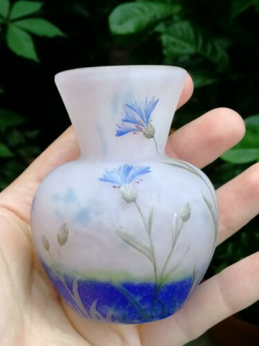 ドームナンシー （ドーム兄弟）矢車菊の花瓶