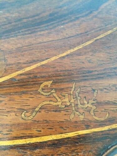 エミール・ガレ 白雪芥子（シラユキゲシ）のテーブル