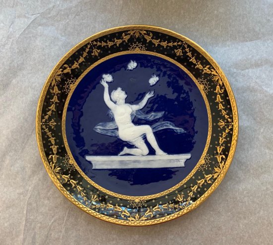 ミントン（MINTON）パテシュールパテ技法のプレート（ソロン作