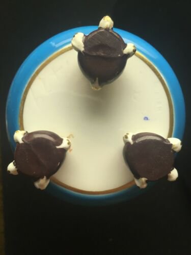 2つセット　ミントン　クリストファー・ドレッサー　1872年　爪形脚　花瓶　ターコイズ　耽美主義