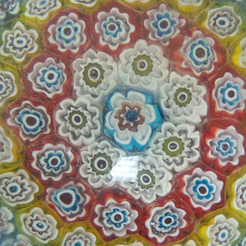 ムラノ　ミルフィオリガラス　ペーパーウェイト