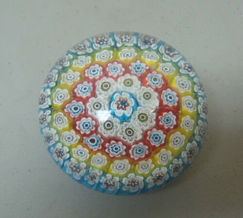 ムラノ　ミルフィオリガラス　ペーパーウェイト