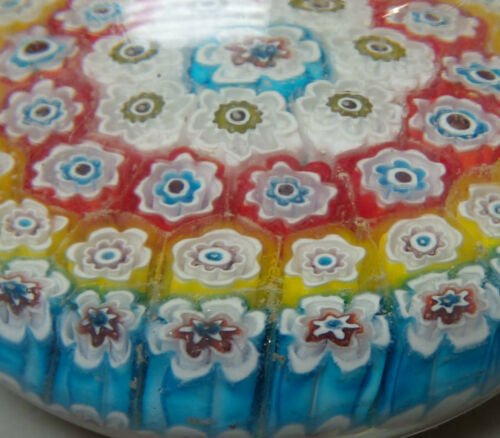 ムラノ　ミルフィオリガラス　ペーパーウェイト