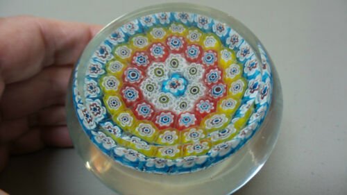 ムラノ　ミルフィオリガラス　ペーパーウェイト