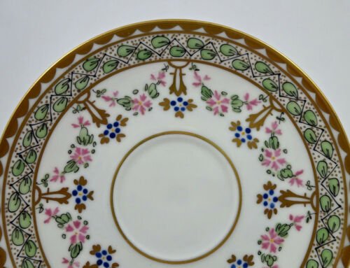 アンティーク　リモージュ　ティーカップ  ソーサー　ピッカード画家