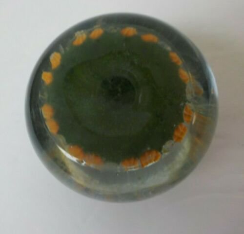 ムラノ　イタリアアートガラス　ペーパーウェイト　花（♯6）