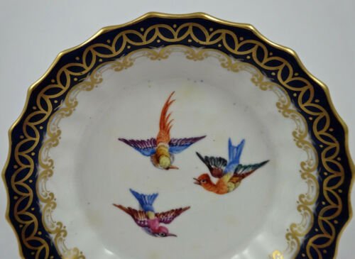 アンティーク　ロイヤルウースター　デミタスカップ　ソーサー　鳥