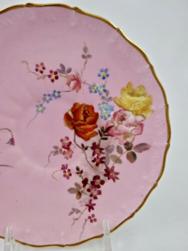 アンティーク　ロイヤルウースター　デミタスカップ　ソーサー　薔薇