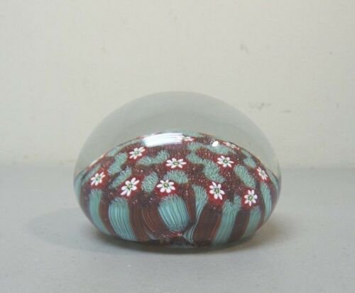 ムラノ ミルフィオリアートガラス　ペーパーウェイト