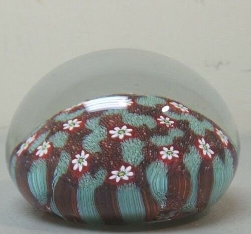 ムラノ ミルフィオリアートガラス　ペーパーウェイト