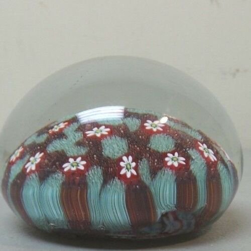 ムラノ ミルフィオリアートガラス　ペーパーウェイト